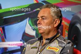 Mario Isola (ITA) Pirelli Racing Manager in the FIA Press Conference. 10.09.2022. Formula 1 World Championship, Rd 16, Italian Grand Prix, Monza, Italy, Qualifying Day.