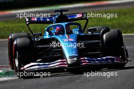 Fernando Alonso (ESP) Alpine F1 Team A522. 10.09.2022. Formula 1 World Championship, Rd 16, Italian Grand Prix, Monza, Italy, Qualifying Day.
