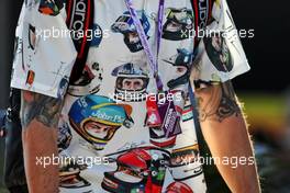 Circuit atmosphere - retro shirt. 10.09.2022. Formula 1 World Championship, Rd 16, Italian Grand Prix, Monza, Italy, Qualifying Day.