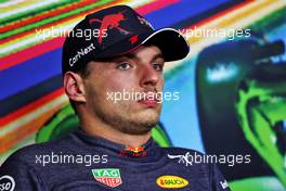 Max Verstappen (NLD) Red Bull Racing in the post qualifying FIA Press Conference. 10.09.2022. Formula 1 World Championship, Rd 16, Italian Grand Prix, Monza, Italy, Qualifying Day.