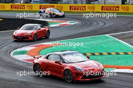 Alpine A110S - Pirelli Hot Laps. 08.09.2022. Formula 1 World Championship, Rd 16, Italian Grand Prix, Monza, Italy, Preparation Day.