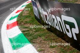 Circuit atmosphere - kerb detail. 08.09.2022. Formula 1 World Championship, Rd 16, Italian Grand Prix, Monza, Italy, Preparation Day.