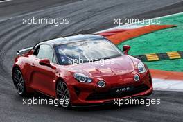 Alpine A110S - Pirelli Hot Laps. 08.09.2022. Formula 1 World Championship, Rd 16, Italian Grand Prix, Monza, Italy, Preparation Day.