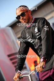 Lewis Hamilton (GBR) Mercedes AMG F1. 08.09.2022. Formula 1 World Championship, Rd 16, Italian Grand Prix, Monza, Italy, Preparation Day.
