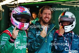 Sebastian Vettel (GER) Aston Martin F1 Team with fans. 07.10.2022. Formula 1 World Championship, Rd 18, Japanese Grand Prix, Suzuka, Japan, Practice Day.