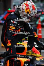 Race winner Max Verstappen (NLD) Red Bull Racing RB18 in parc ferme. 09.10.2022. Formula 1 World Championship, Rd 18, Japanese Grand Prix, Suzuka, Japan, Race Day.