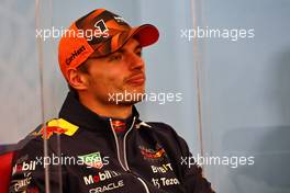 Race winner and World Champion Max Verstappen (NLD) Red Bull Racing in the post race FIA Press Conference. 09.10.2022. Formula 1 World Championship, Rd 18, Japanese Grand Prix, Suzuka, Japan, Race Day.