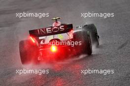 Lewis Hamilton (GBR) Mercedes AMG F1 W13. 09.10.2022. Formula 1 World Championship, Rd 18, Japanese Grand Prix, Suzuka, Japan, Race Day.