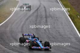 Fernando Alonso (ESP) Alpine F1 Team A522. 09.10.2022. Formula 1 World Championship, Rd 18, Japanese Grand Prix, Suzuka, Japan, Race Day.