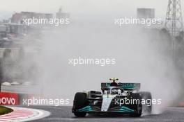 Lewis Hamilton (GBR) Mercedes AMG F1 W13. 09.10.2022. Formula 1 World Championship, Rd 18, Japanese Grand Prix, Suzuka, Japan, Race Day.