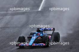 Fernando Alonso (ESP) Alpine F1 Team A522 on the formation lap. 09.10.2022. Formula 1 World Championship, Rd 18, Japanese Grand Prix, Suzuka, Japan, Race Day.