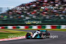 Lewis Hamilton (GBR) Mercedes AMG F1 W13. 08.10.2022. Formula 1 World Championship, Rd 18, Japanese Grand Prix, Suzuka, Japan, Qualifying Day.