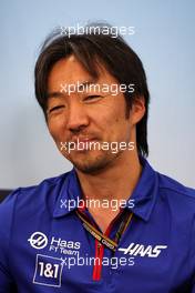 Ayao Komatsu (JPN) Haas F1 Team Race Engineer, in the FIA Press Conference. 08.10.2022. Formula 1 World Championship, Rd 18, Japanese Grand Prix, Suzuka, Japan, Qualifying Day.