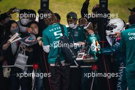 Sebastian Vettel (GER) Aston Martin F1 Team with fans. 06.10.2022. Formula 1 World Championship, Rd 18, Japanese Grand Prix, Suzuka, Japan, Preparation Day.