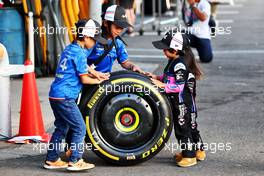 Young Alpine F1 Team fans. 06.10.2022. Formula 1 World Championship, Rd 18, Japanese Grand Prix, Suzuka, Japan, Preparation Day.