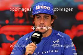Esteban Ocon (FRA) Alpine F1 Team in the FIA Press Conference. 27.05.2022. Formula 1 World Championship, Rd 7, Monaco Grand Prix, Monte Carlo, Monaco, Friday.