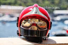 Circuit atmosphere - marshal's helmet. 27.05.2022. Formula 1 World Championship, Rd 7, Monaco Grand Prix, Monte Carlo, Monaco, Friday.