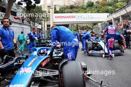 Fernando Alonso (ESP) Alpine F1 Team A522 on the grid. 29.05.2022. Formula 1 World Championship, Rd 7, Monaco Grand Prix, Monte Carlo, Monaco, Race Day.