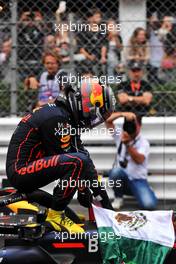 Race winner Sergio Perez (MEX) Red Bull Racing celebrates in parc ferme. 29.05.2022. Formula 1 World Championship, Rd 7, Monaco Grand Prix, Monte Carlo, Monaco, Race Day.