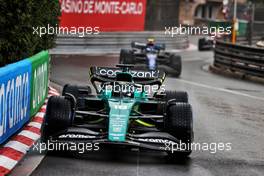 Lance Stroll (CDN) Aston Martin F1 Team AMR22 on a formation lap. 29.05.2022. Formula 1 World Championship, Rd 7, Monaco Grand Prix, Monte Carlo, Monaco, Race Day.
