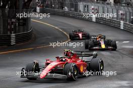 Carlos Sainz Jr (ESP) Ferrari F1-75. 29.05.2022. Formula 1 World Championship, Rd 7, Monaco Grand Prix, Monte Carlo, Monaco, Race Day.