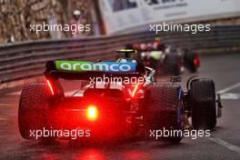 Sebastian Vettel (GER) Aston Martin F1 Team AMR22 on a formation lap. 29.05.2022. Formula 1 World Championship, Rd 7, Monaco Grand Prix, Monte Carlo, Monaco, Race Day.