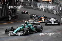 Sebastian Vettel (GER) Aston Martin F1 Team AMR22. 29.05.2022. Formula 1 World Championship, Rd 7, Monaco Grand Prix, Monte Carlo, Monaco, Race Day.