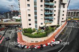 Alexander Albon (THA) Williams Racing FW44 leads Yuki Tsunoda (JPN) AlphaTauri AT03; Guanyu Zhou (CHN) Alfa Romeo F1 Team C42; and Mick Schumacher (GER) Haas VF-22. 29.05.2022. Formula 1 World Championship, Rd 7, Monaco Grand Prix, Monte Carlo, Monaco, Race Day.
