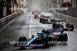 Esteban Ocon (FRA) Alpine F1 Team A522 on a formation lap. 29.05.2022. Formula 1 World Championship, Rd 7, Monaco Grand Prix, Monte Carlo, Monaco, Race Day.