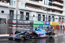 Esteban Ocon (FRA) Alpine F1 Team A522 on a formation lap. 29.05.2022. Formula 1 World Championship, Rd 7, Monaco Grand Prix, Monte Carlo, Monaco, Race Day.