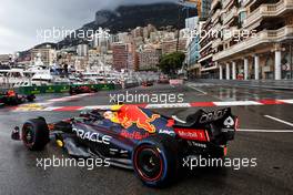 Max Verstappen (NLD) Red Bull Racing RB18. 29.05.2022. Formula 1 World Championship, Rd 7, Monaco Grand Prix, Monte Carlo, Monaco, Race Day.