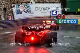 Charles Leclerc (MON) Ferrari F1-75 leads behind the Aston Martin FIA Safety Car on a formation lap. 29.05.2022. Formula 1 World Championship, Rd 7, Monaco Grand Prix, Monte Carlo, Monaco, Race Day.