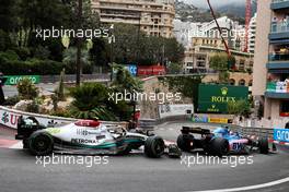 Fernando Alonso (ESP) Alpine F1 Team A522 leads Lewis Hamilton (GBR) Mercedes AMG F1 W13. 29.05.2022. Formula 1 World Championship, Rd 7, Monaco Grand Prix, Monte Carlo, Monaco, Race Day.