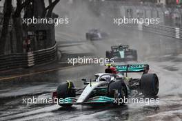 Lewis Hamilton (GBR) Mercedes AMG F1 W13 on a formation lap. 29.05.2022. Formula 1 World Championship, Rd 7, Monaco Grand Prix, Monte Carlo, Monaco, Race Day.