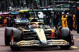 Daniel Ricciardo (AUS) McLaren MCL36. 28.05.2022. Formula 1 World Championship, Rd 7, Monaco Grand Prix, Monte Carlo, Monaco, Qualifying Day.