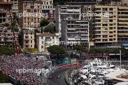 (L to R): Valtteri Bottas (FIN) Alfa Romeo F1 Team C42 and Yuki Tsunoda (JPN) AlphaTauri AT03. 28.05.2022. Formula 1 World Championship, Rd 7, Monaco Grand Prix, Monte Carlo, Monaco, Qualifying Day.