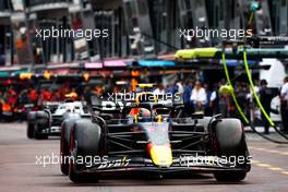 Sergio Perez (MEX) Red Bull Racing RB18. 28.05.2022. Formula 1 World Championship, Rd 7, Monaco Grand Prix, Monte Carlo, Monaco, Qualifying Day.