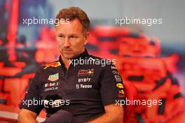 Christian Horner (GBR) Red Bull Racing Team Principal in the FIA Press Conference. 28.05.2022. Formula 1 World Championship, Rd 7, Monaco Grand Prix, Monte Carlo, Monaco, Qualifying Day.