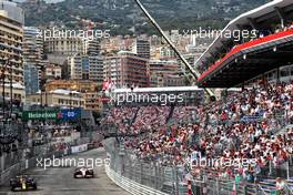 Max Verstappen (NLD) Red Bull Racing RB18 and Kevin Magnussen (DEN) Haas VF-22. 28.05.2022. Formula 1 World Championship, Rd 7, Monaco Grand Prix, Monte Carlo, Monaco, Qualifying Day.