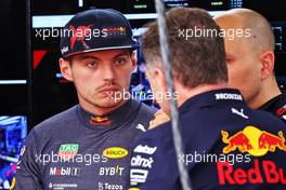 Max Verstappen (NLD) Red Bull Racing with Christian Horner (GBR) Red Bull Racing Team Principal. 28.05.2022. Formula 1 World Championship, Rd 7, Monaco Grand Prix, Monte Carlo, Monaco, Qualifying Day.