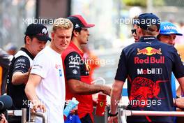 Mick Schumacher (GER) Haas F1 Team on the drivers parade. 29.05.2022. Formula 1 World Championship, Rd 7, Monaco Grand Prix, Monte Carlo, Monaco, Race Day.