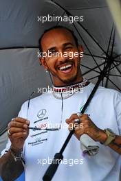 Lewis Hamilton (GBR) Mercedes AMG F1 on the drivers parade. 29.05.2022. Formula 1 World Championship, Rd 7, Monaco Grand Prix, Monte Carlo, Monaco, Race Day.