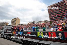 Drivers' Parade. 29.05.2022. Formula 1 World Championship, Rd 7, Monaco Grand Prix, Monte Carlo, Monaco, Race Day.