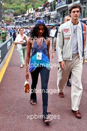 Simone Ashley (GBR) Actress (Left). 29.05.2022. Formula 1 World Championship, Rd 7, Monaco Grand Prix, Monte Carlo, Monaco, Race Day.