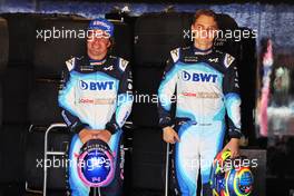 (L to R): Fernando Alonso (ESP) Alpine F1 Team with Oscar Piastri (AUS) Alpine F1 Team Reserve Driver. 26.05.2022. Formula 1 World Championship, Rd 7, Monaco Grand Prix, Monte Carlo, Monaco, Practice Day.