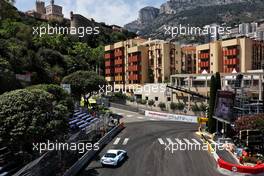 Alpine A110S demonstrations laps by Oscar Piastri (AUS) Alpine F1 Team Reserve Driver. 26.05.2022. Formula 1 World Championship, Rd 7, Monaco Grand Prix, Monte Carlo, Monaco, Practice Day.