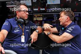 (L to R): Sven Smeets (GER) Williams Racing Sporting Director with Jost Capito (GER) Williams Racing Chief Executive Officer. 28.10.2022. Formula 1 World Championship, Rd 20, Mexican Grand Prix, Mexico City, Mexico, Practice Day.