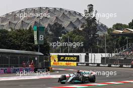 Nyck de Vries (NLD) Mercedes AMG F1 W13 Test and Reserve Driver. 28.10.2022. Formula 1 World Championship, Rd 20, Mexican Grand Prix, Mexico City, Mexico, Practice Day.