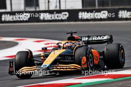 Daniel Ricciardo (AUS) McLaren MCL36. 28.10.2022. Formula 1 World Championship, Rd 20, Mexican Grand Prix, Mexico City, Mexico, Practice Day.