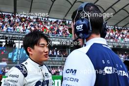 Yuki Tsunoda (JPN) AlphaTauri on the grid. 30.10.2022. Formula 1 World Championship, Rd 20, Mexican Grand Prix, Mexico City, Mexico, Race Day.